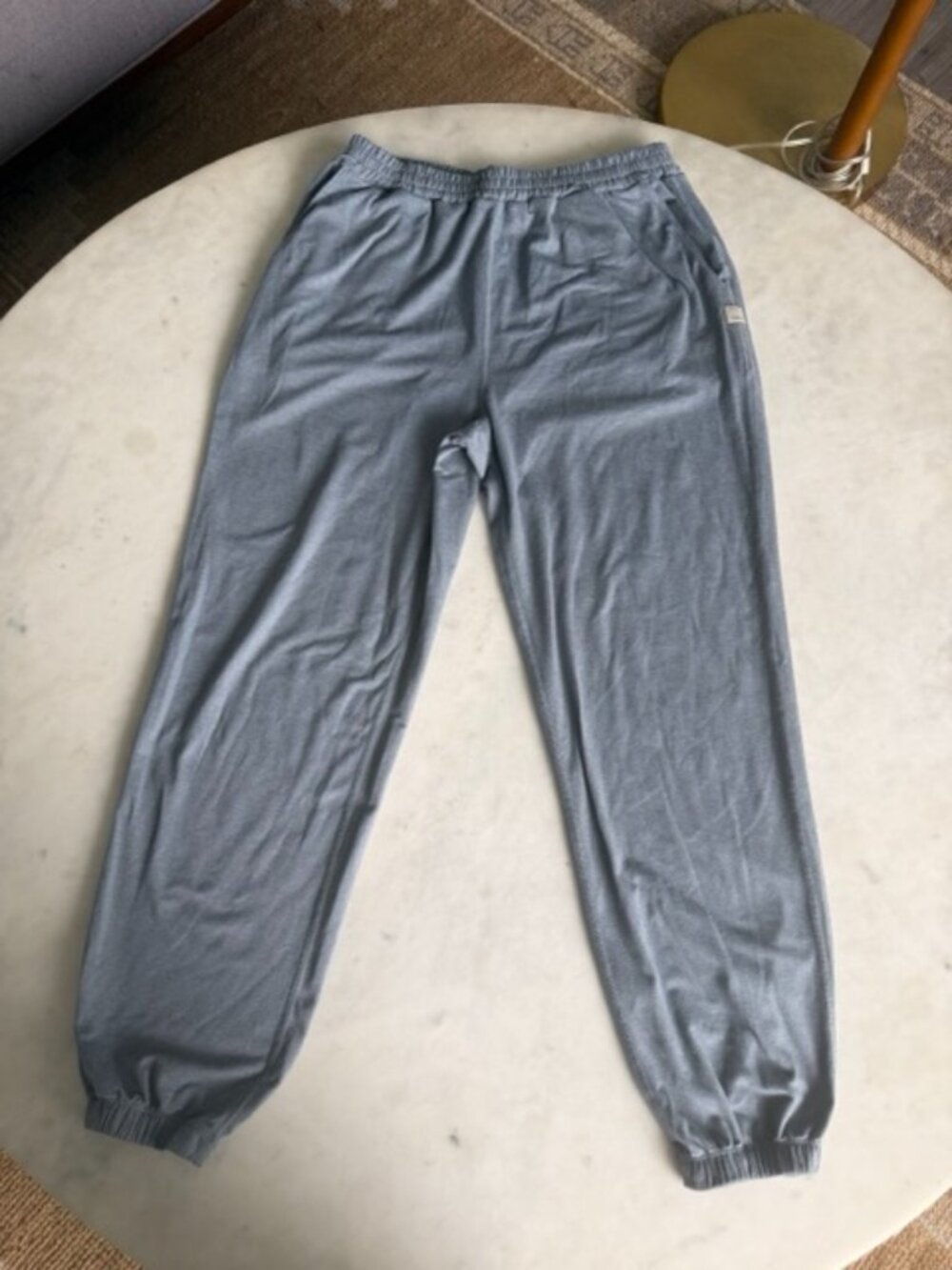 Vuori Boyfriend Joggers DreamKnit Blue Gray Heather Size Small